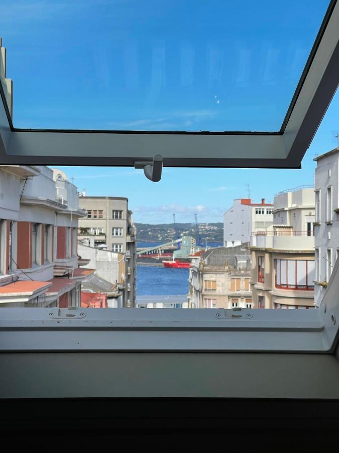 Espectacular Apartamento En El Centro De La Ciudad La Coruña Esterno foto