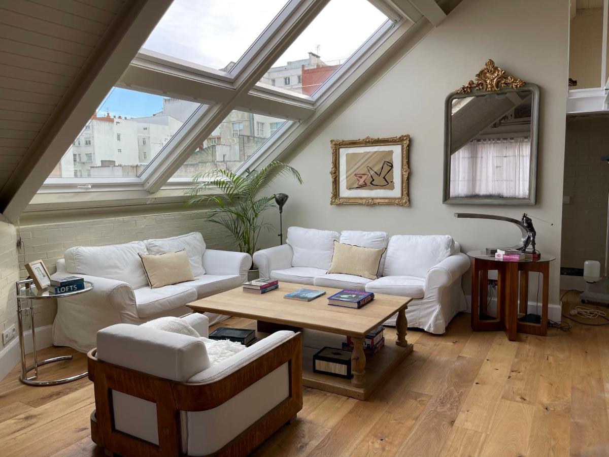 Espectacular Apartamento En El Centro De La Ciudad La Coruña Esterno foto