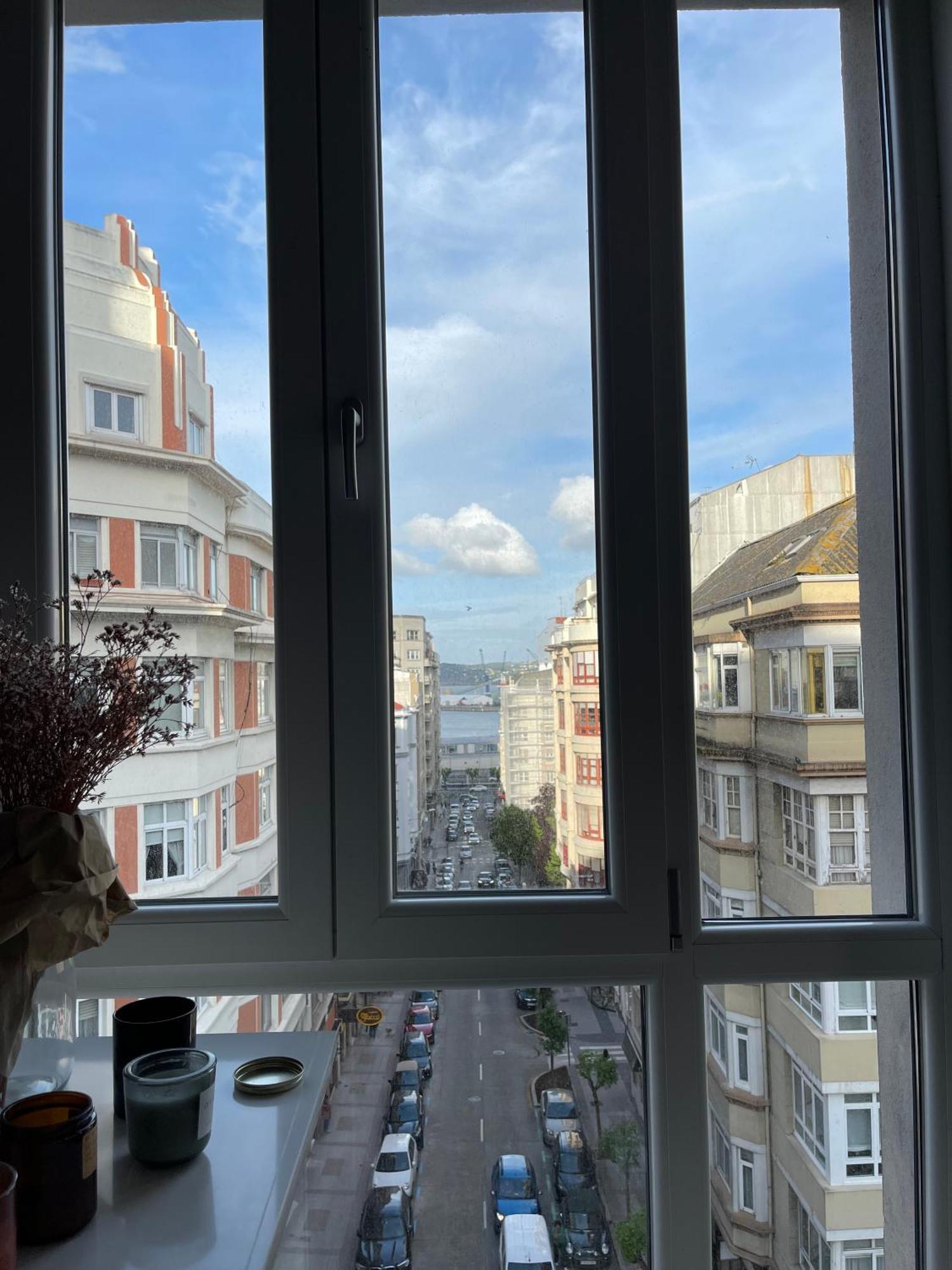 Espectacular Apartamento En El Centro De La Ciudad La Coruña Esterno foto