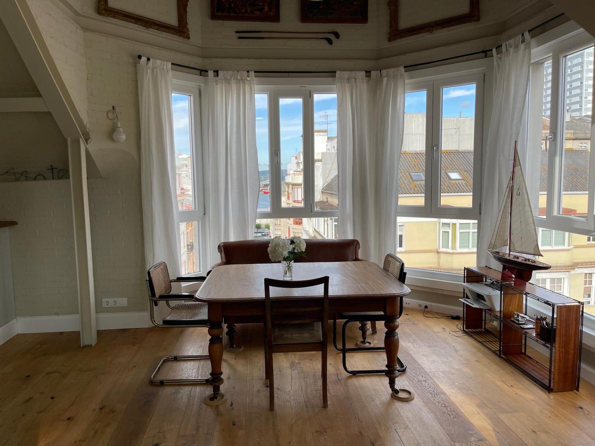 Espectacular Apartamento En El Centro De La Ciudad La Coruña Esterno foto